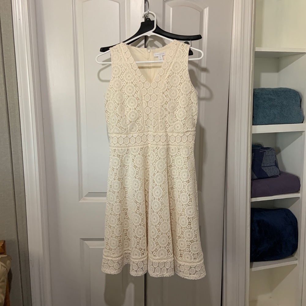 Charter Club Lace Fit & Flare dress MP